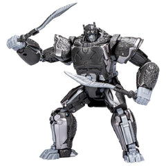 Transformers Rise of the Beasts Optimus Primal Voyager figure in robot mode for dynamic poses