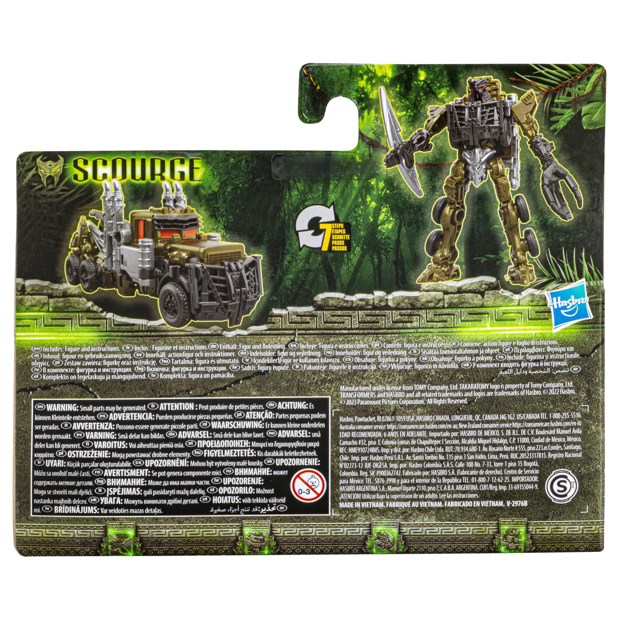Transformers Scourge Beast Alliance figure: compatible with other Beast Alliance figures for extended battles.