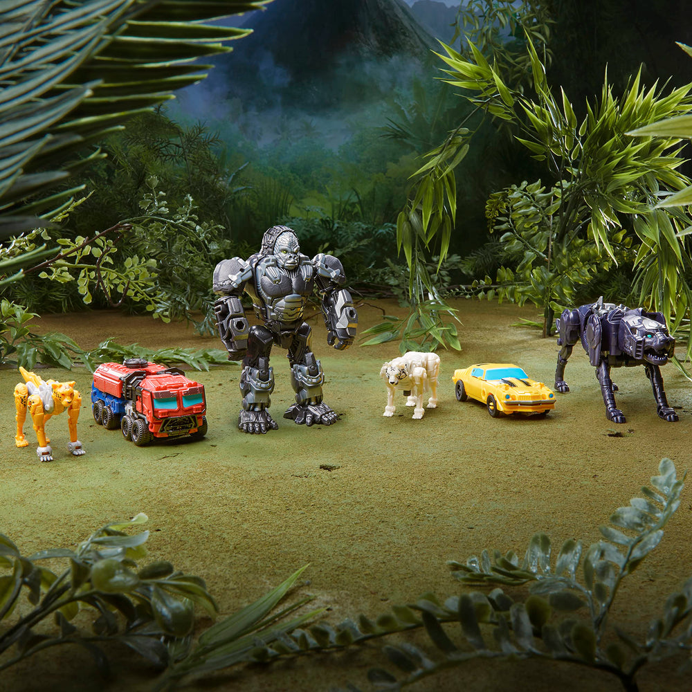 Weapon attachments compatible with Beast Alliance figures for customization