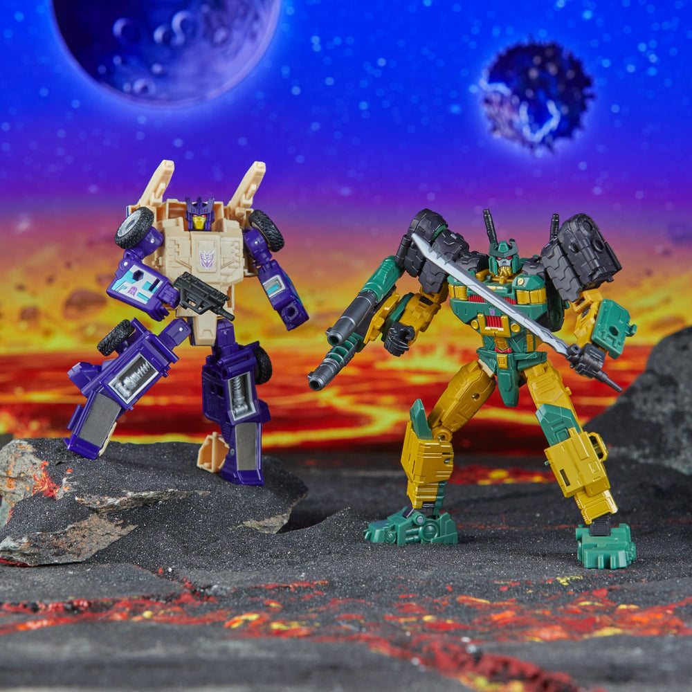 Transformers Rukus in car mode ideal for fast vehicle battles.