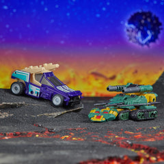 Transformers Rukus in robot mode for action poses and shelf display.