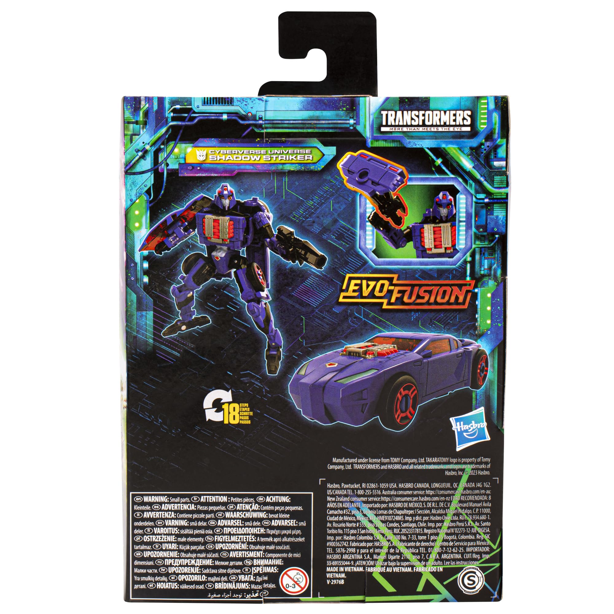 Shadow Striker with blaster and shield for versatile battles