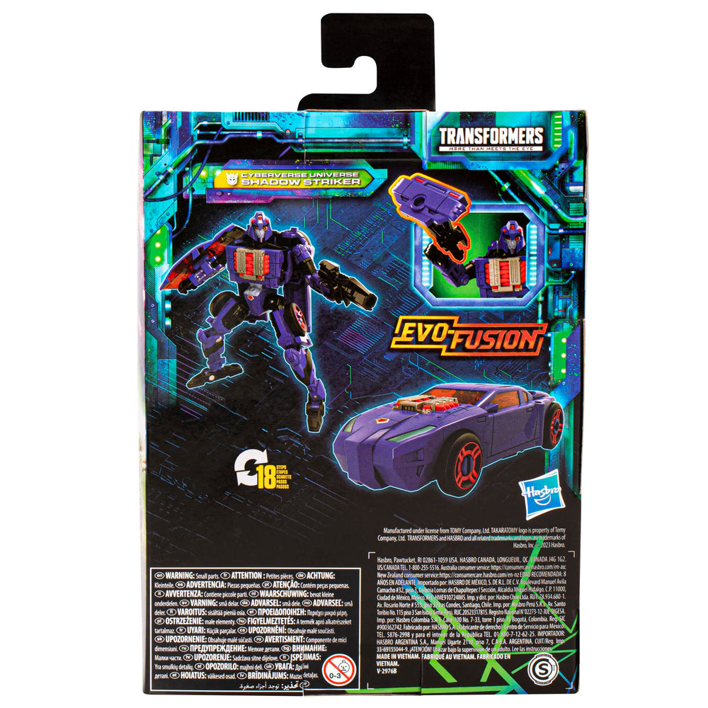 Shadow Striker with blaster and shield for versatile battles