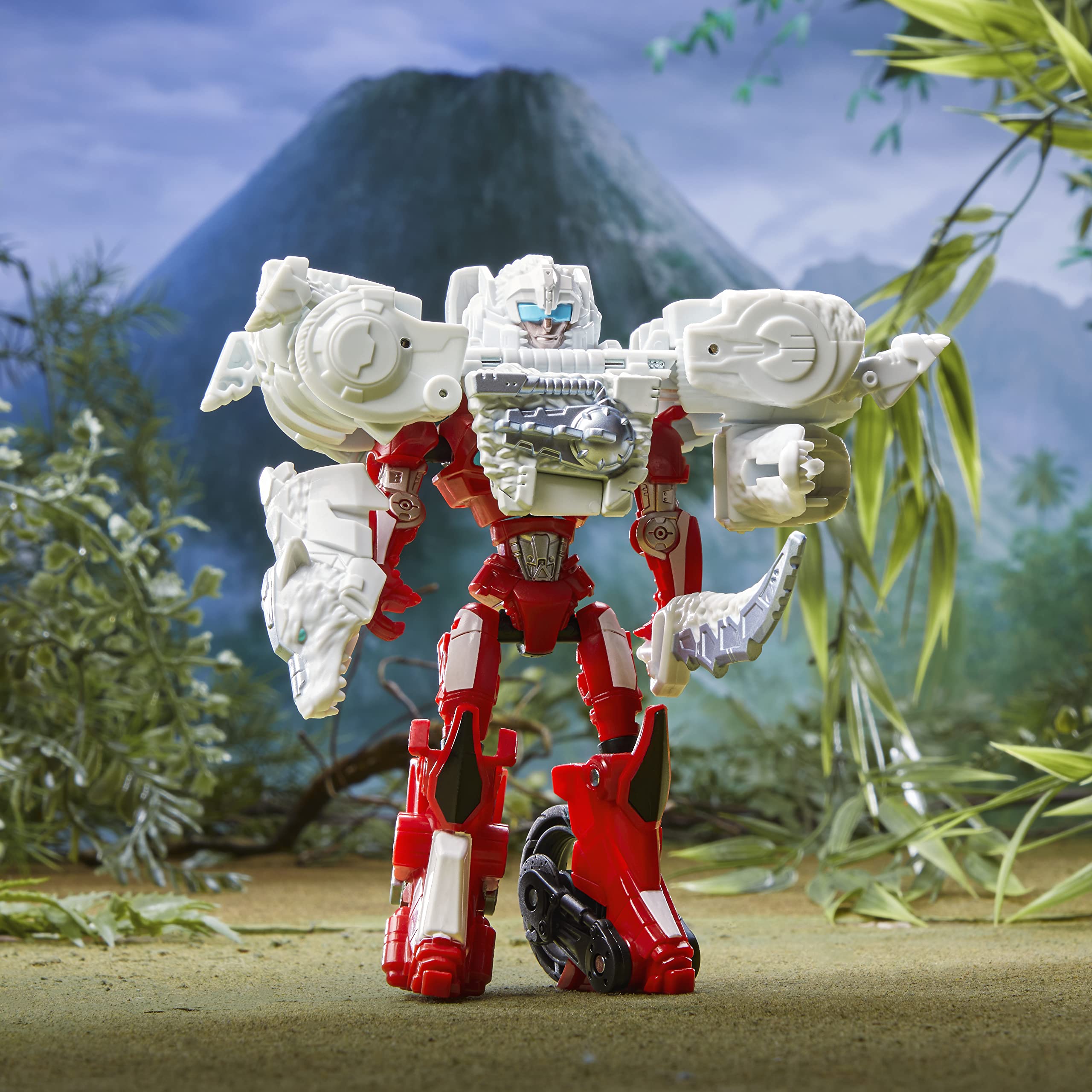 Transformers Silverfang armor-attachment enhances armor look