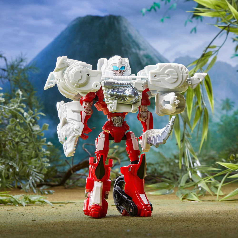 Transformers Silverfang armor-attachment enhances armor look