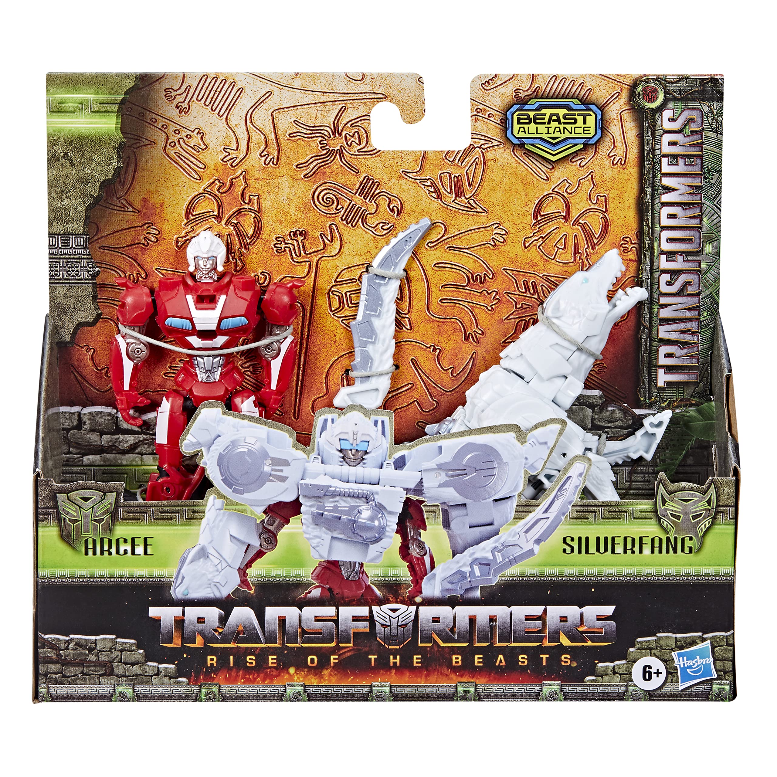 Transformers Silverfang-wolf-to-armor pose options for action