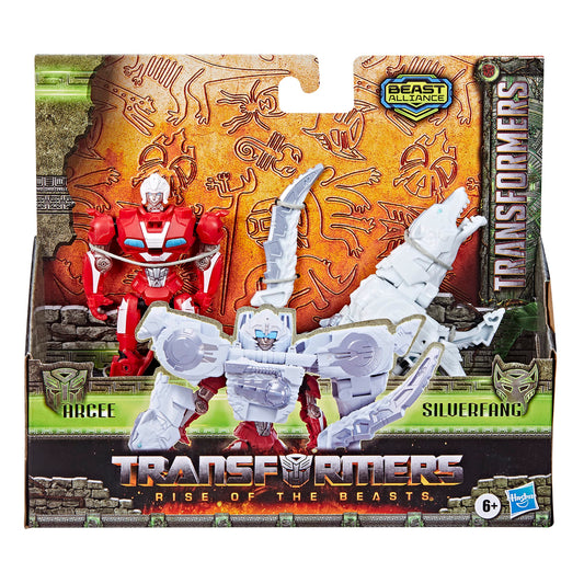 Transformers Silverfang-wolf-to-armor pose options for action