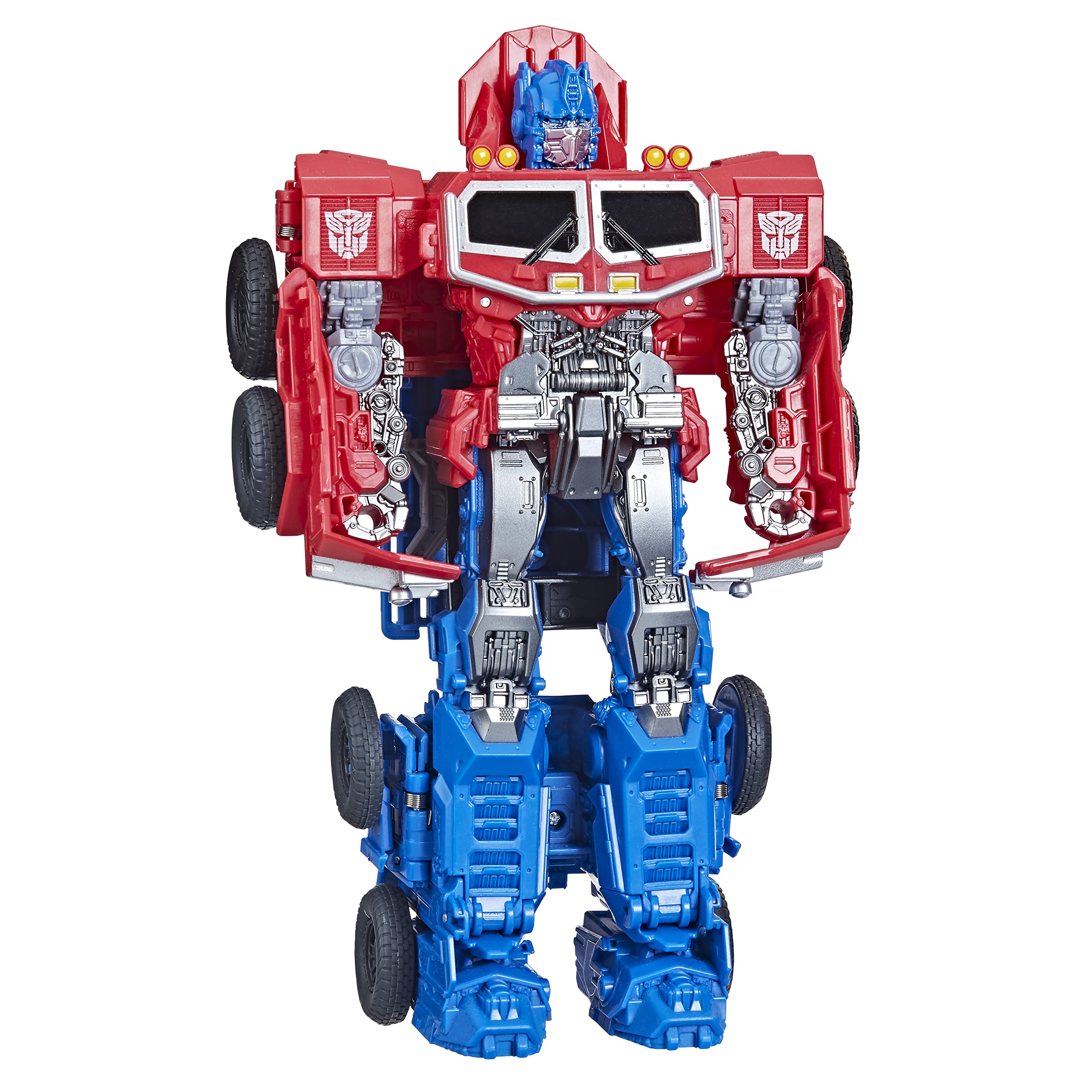 Transformers Smash Changers Optimus Prime robot form ready for action battles