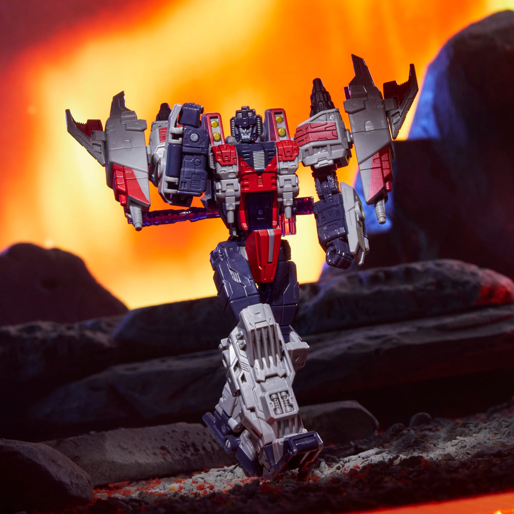 Jet-wing accessories with Vertex blades create dramatic jet mode silhouettes.
