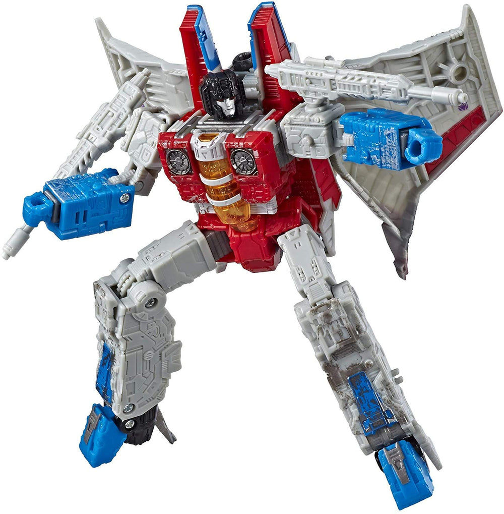 Transformers Starscream WFC-S24 robot mode showcases poseability for action play.