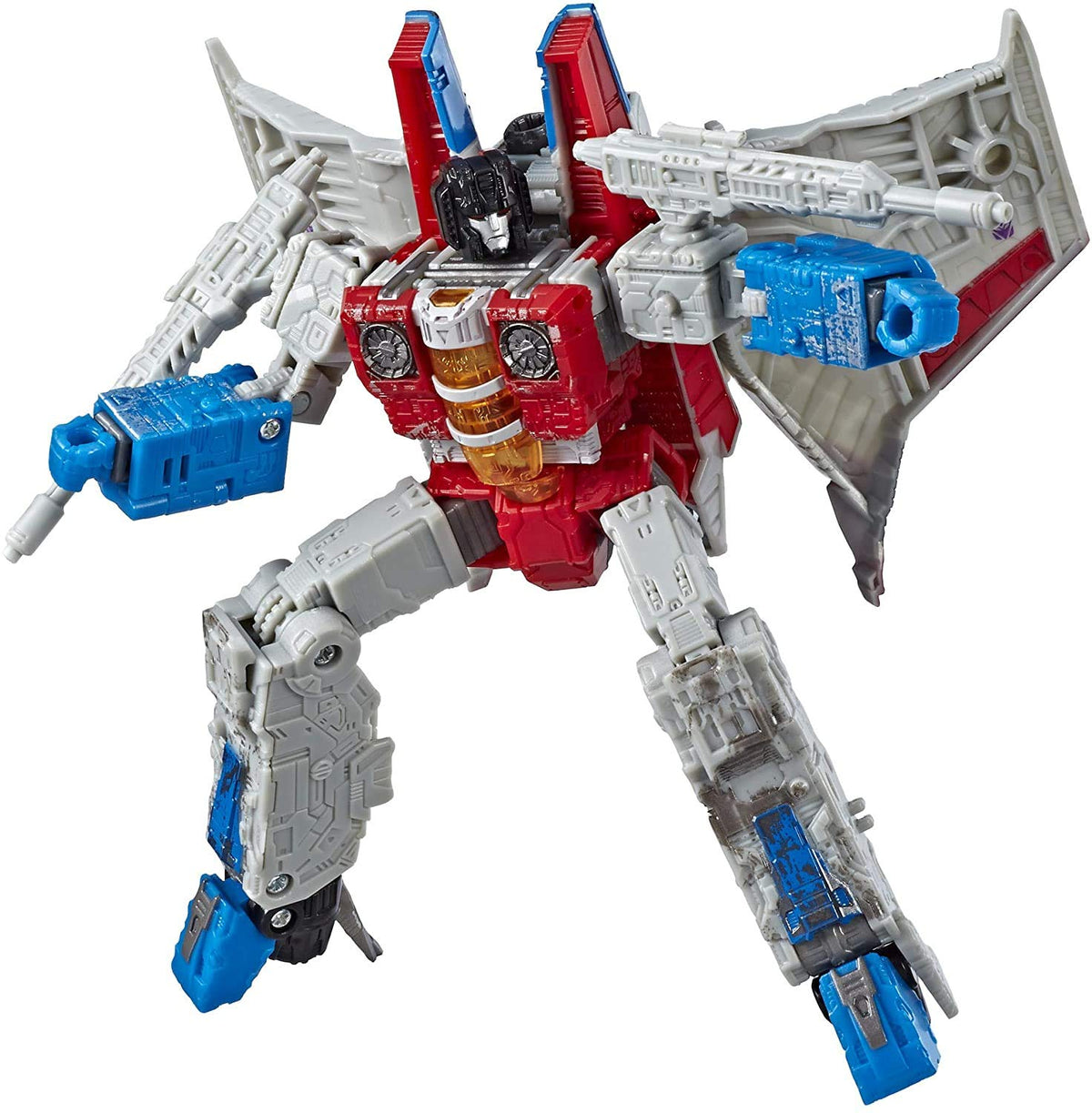 Transformers Starscream WFC-S24 robot mode showcases poseability for action play.
