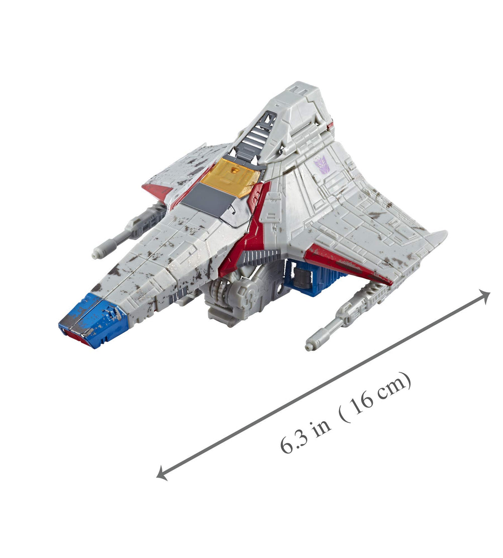 Transformers Starscream WFC-S24 weapon ports enable customizable loadouts.
