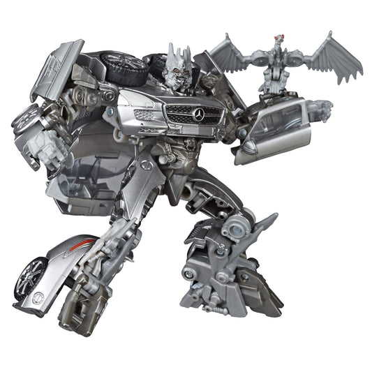 Transformers Studio Series 51 Deluxe Soundwave car-mode silhouette for shelf display