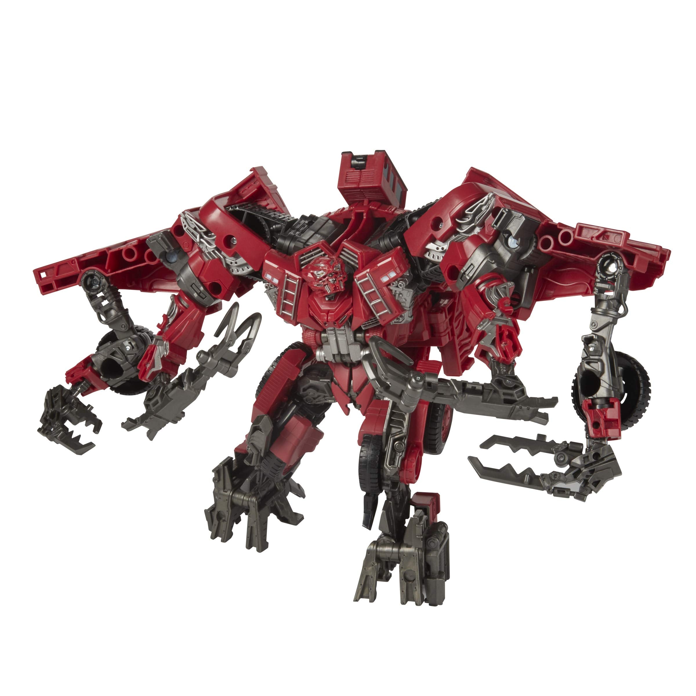 Transformers Studio Series 66 Overload with removable backdrop for desert display.