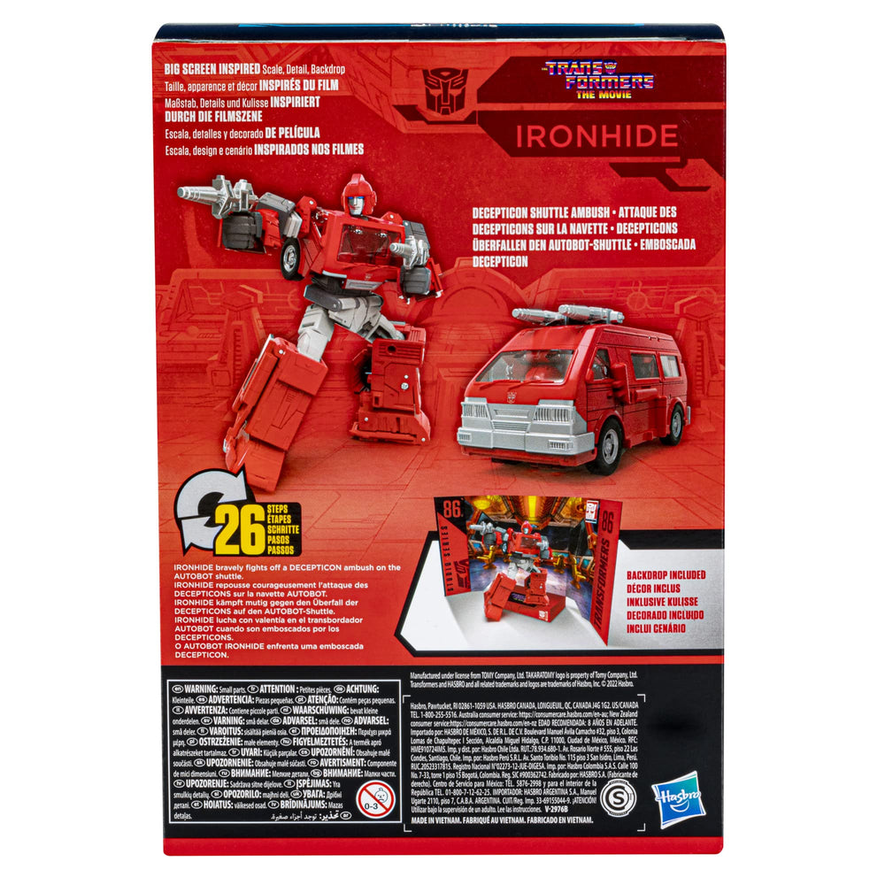 Ambush scene display ready with Ironhide figure from Studio Series 86-17
