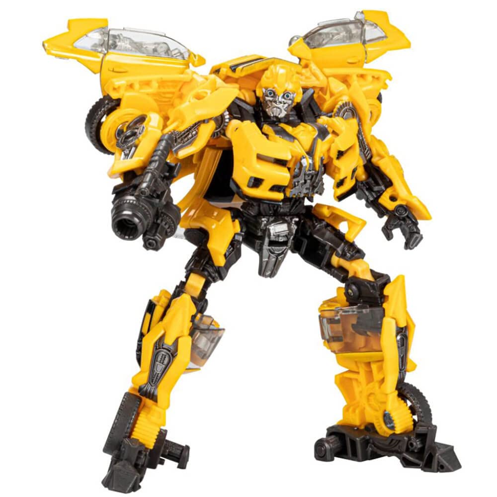 Transformers Studio Series 87 Bumblebee robot pose for display and play.