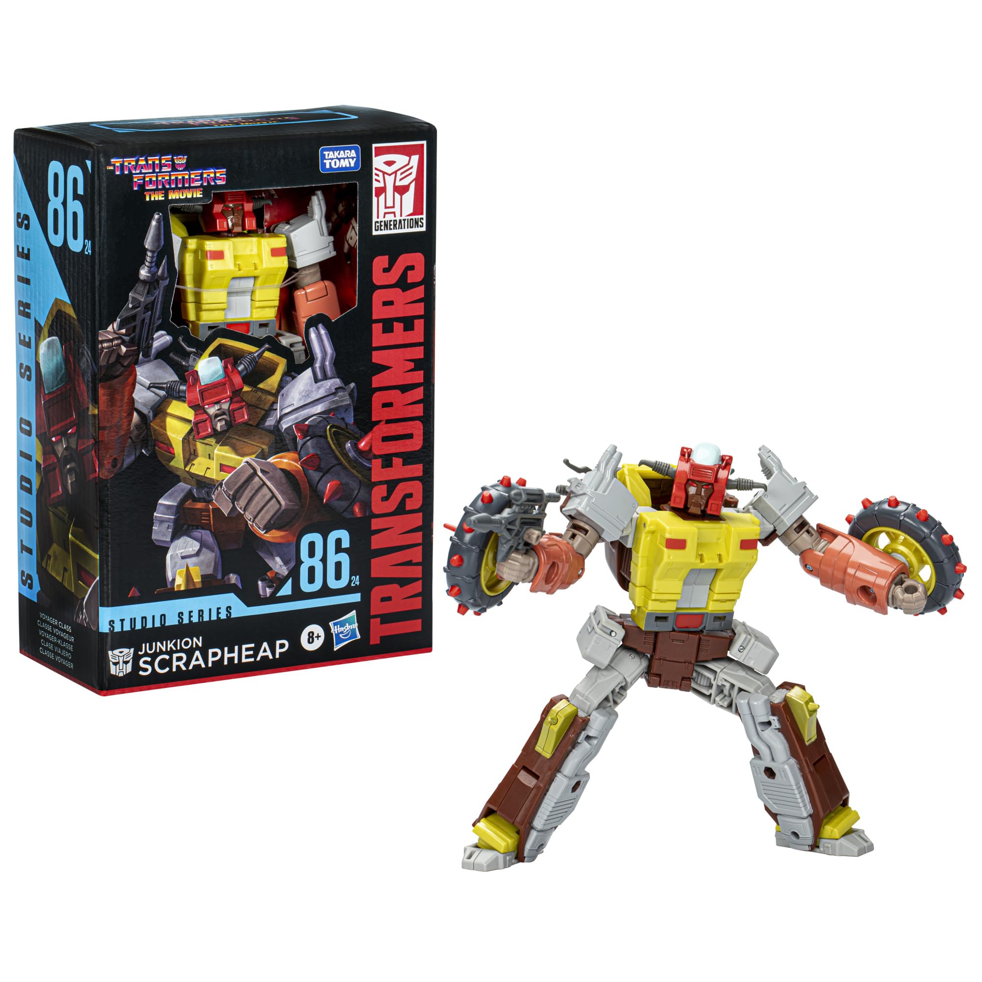 Transformers Studio Series figure with articulated joints for dynamic actions.