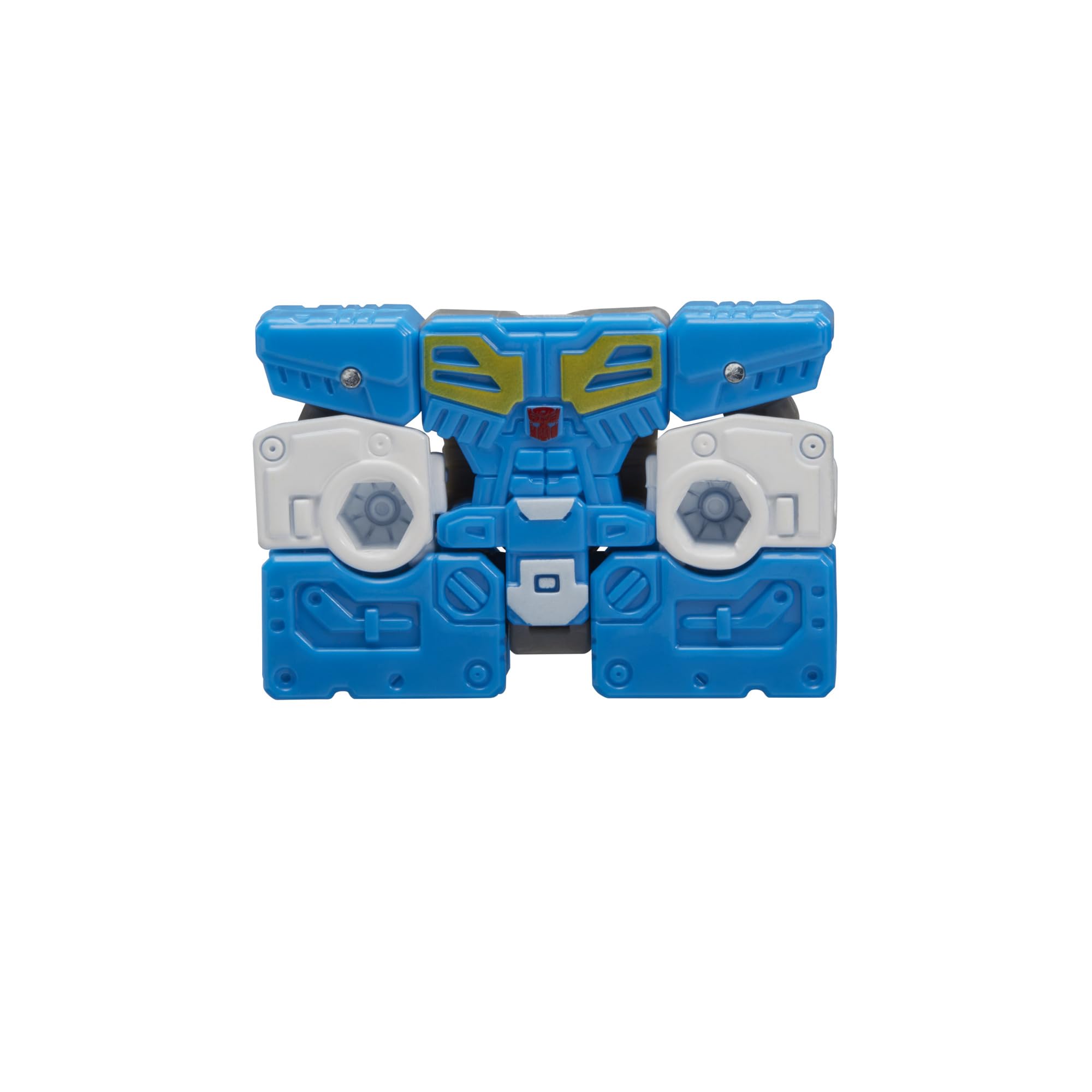 Transformers Studio Series blaster accessory shown with figure in both modes.