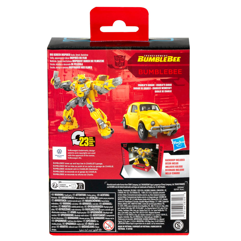 Transformers Studio Series Bumblebee 117 poseable figure for collector displays