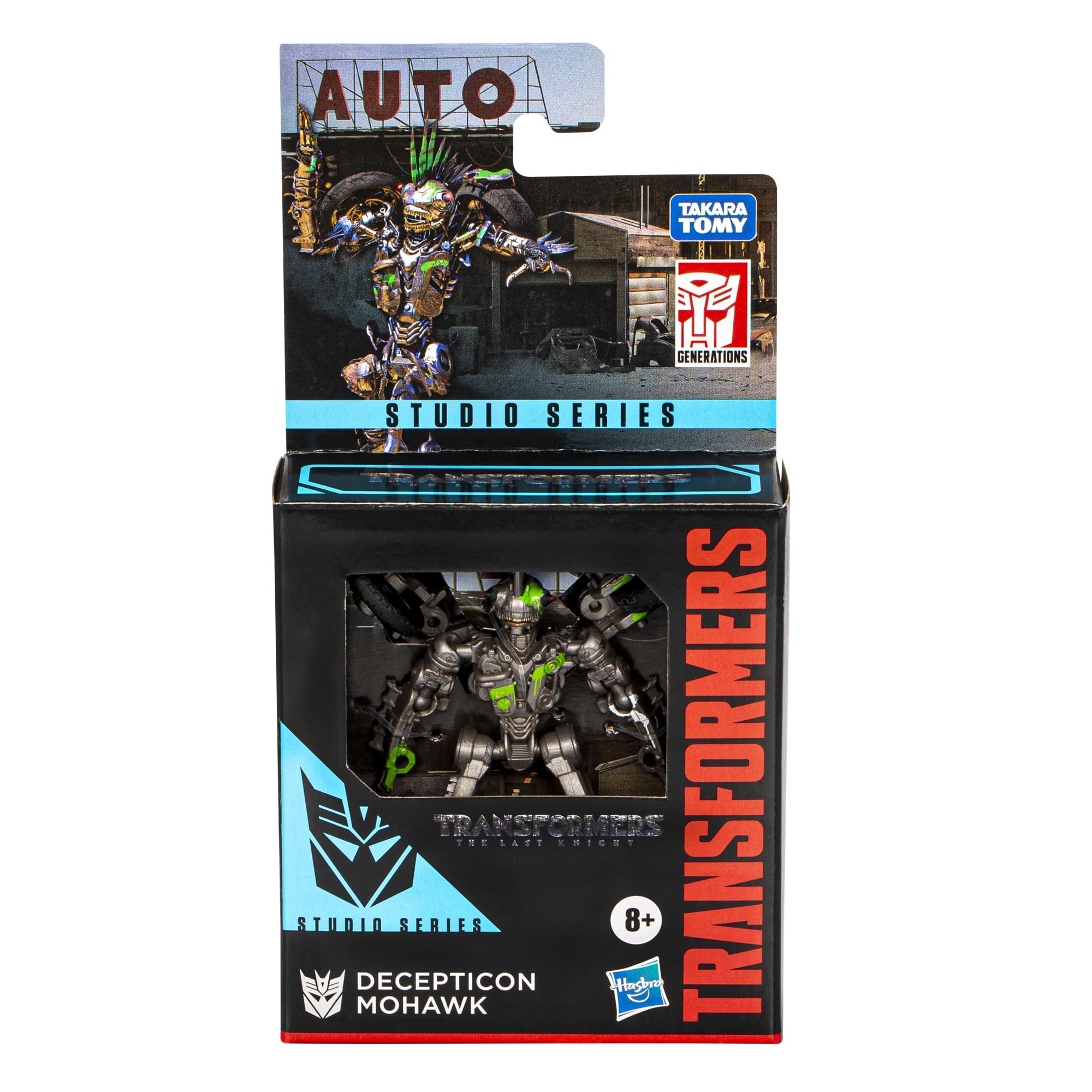 Transformers Studio Series Core Mohawk articulated joints enable expressive action poses.