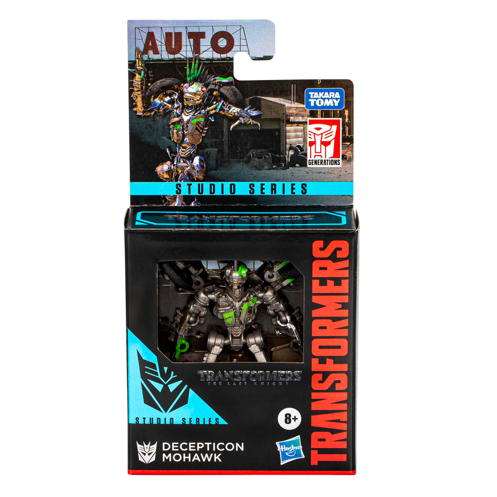Transformers Studio Series Core Mohawk articulated joints enable expressive action poses.