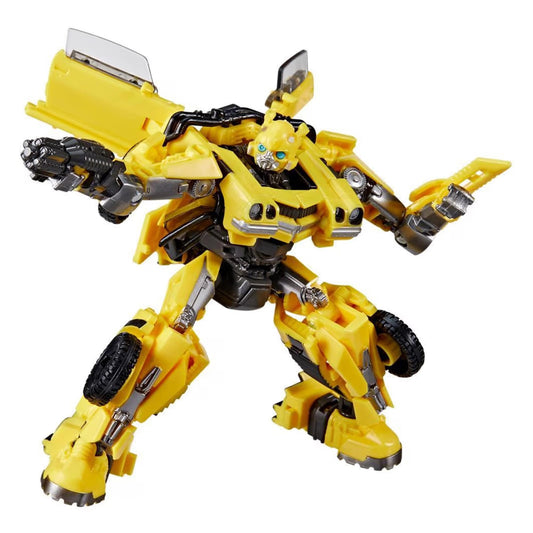 Transformers Bumblebee Camaro mode highlights classic vehicle conversion for display