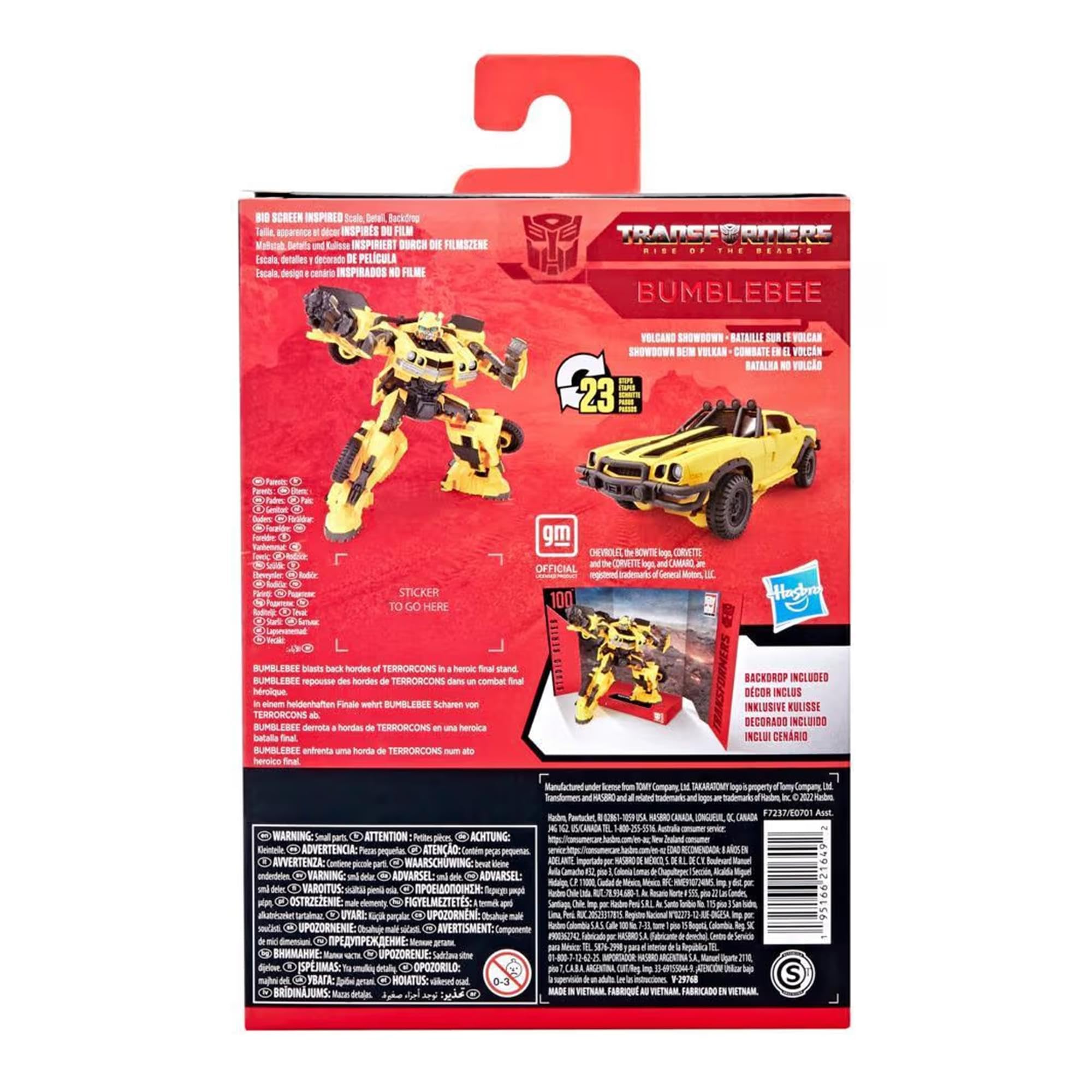 Transformers Bumblebee 4.5-inch figure ideal for shelves and storytelling