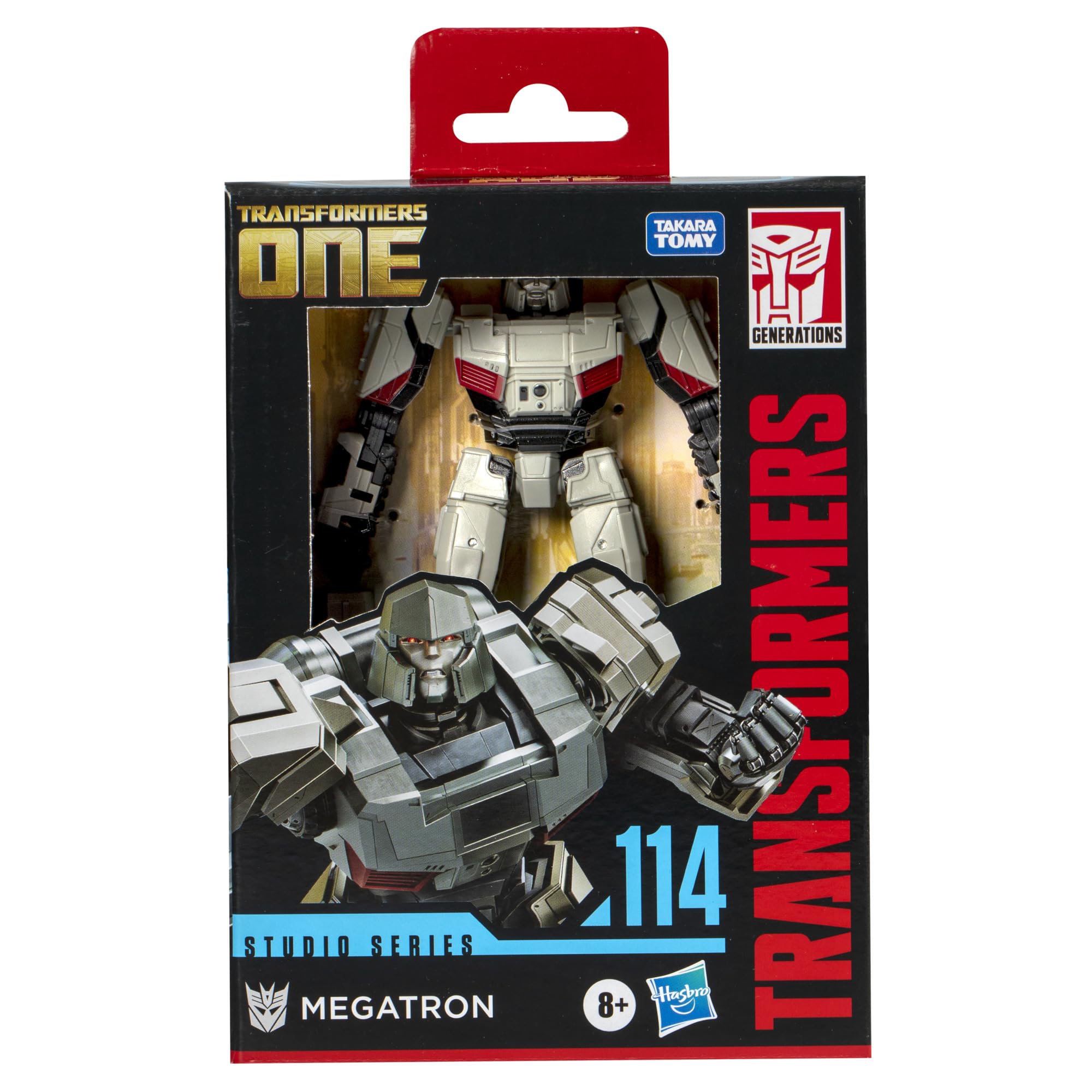 Megatron blaster accessory usable in both robot and tank modes