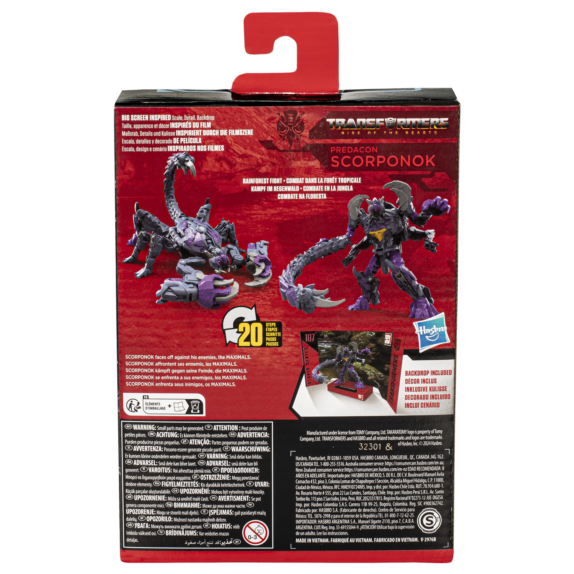 Box art and display-ready packaging for a movie-inspired collection