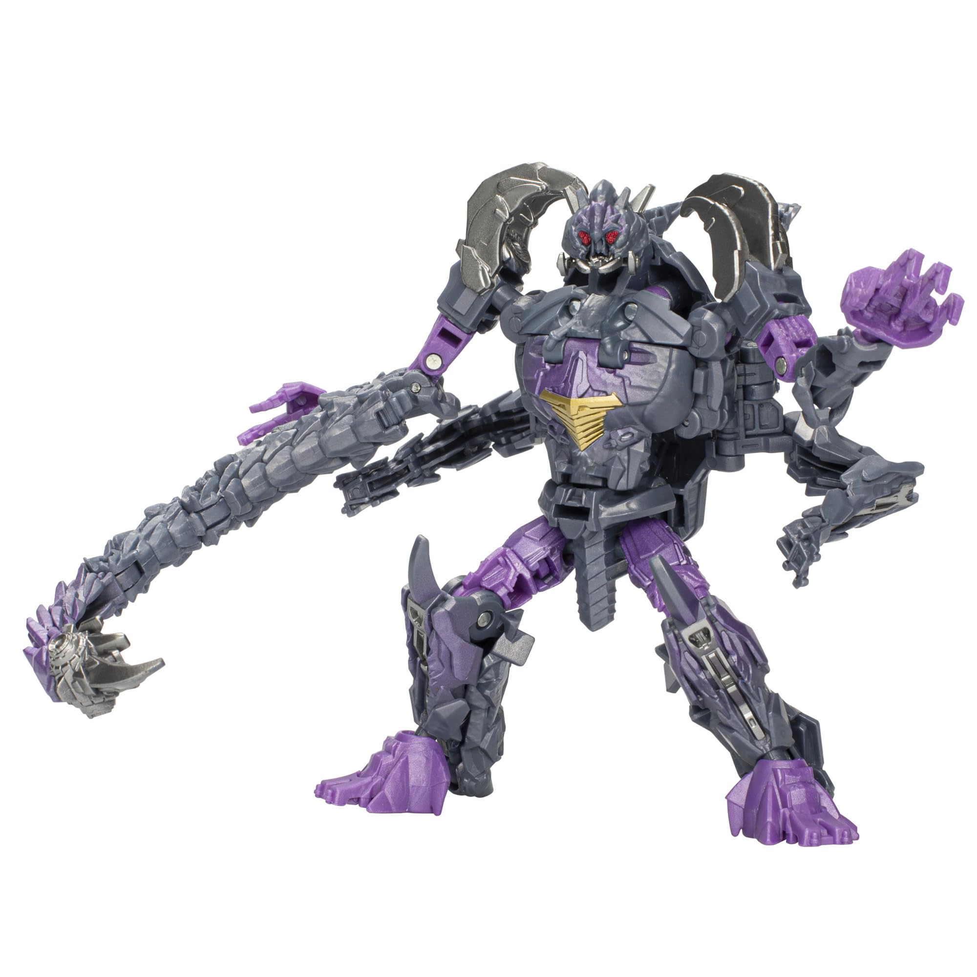 Transformers Studio Series Predacon Scorponok in robot mode for display and poses