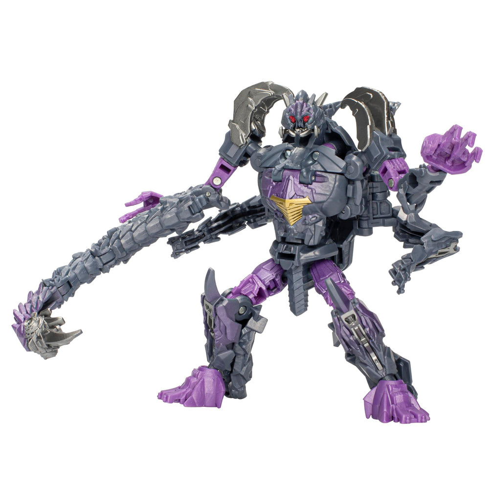 Transformers Studio Series Predacon Scorponok in robot mode for display and poses