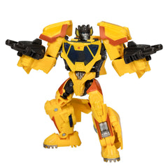 Transformers Studio Series Deluxe Sunstreaker concept art figure with movie-inspired detailing for collectors.