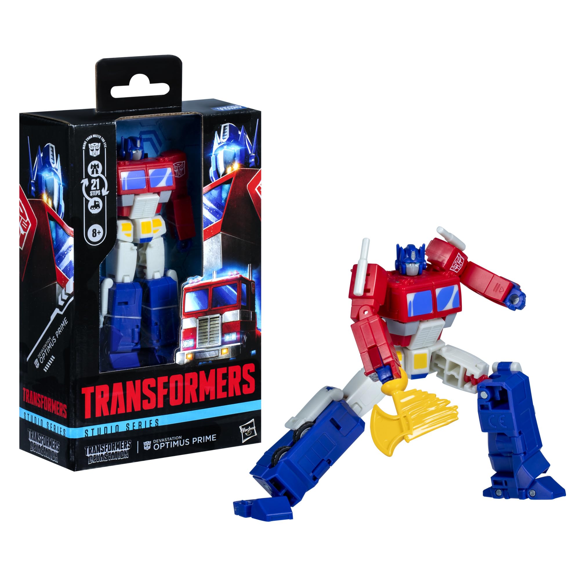 Energon Axe accessory for dynamic action poses with Optimus Prime