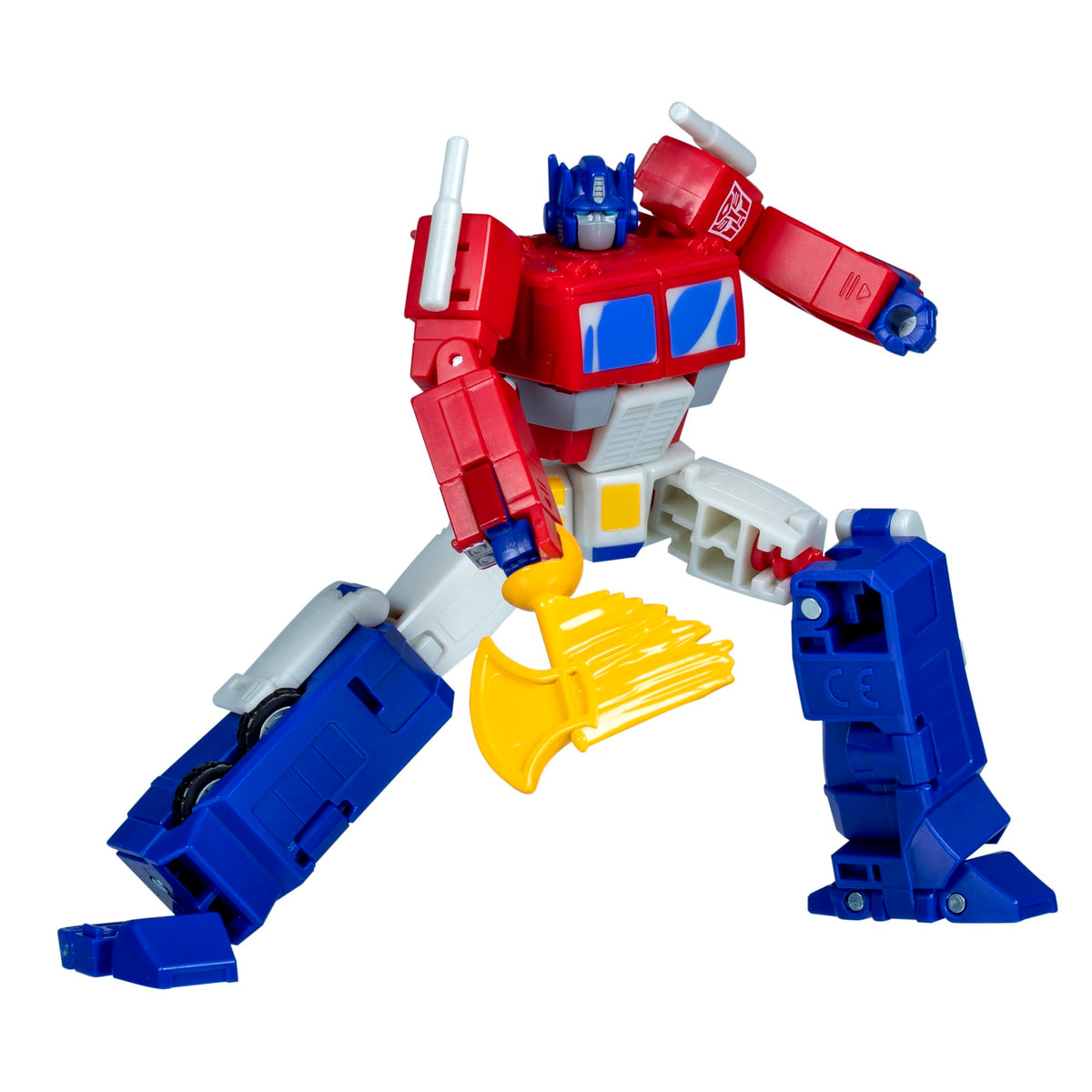 Optimus Prime in robot mode with game-inspired detailing for display