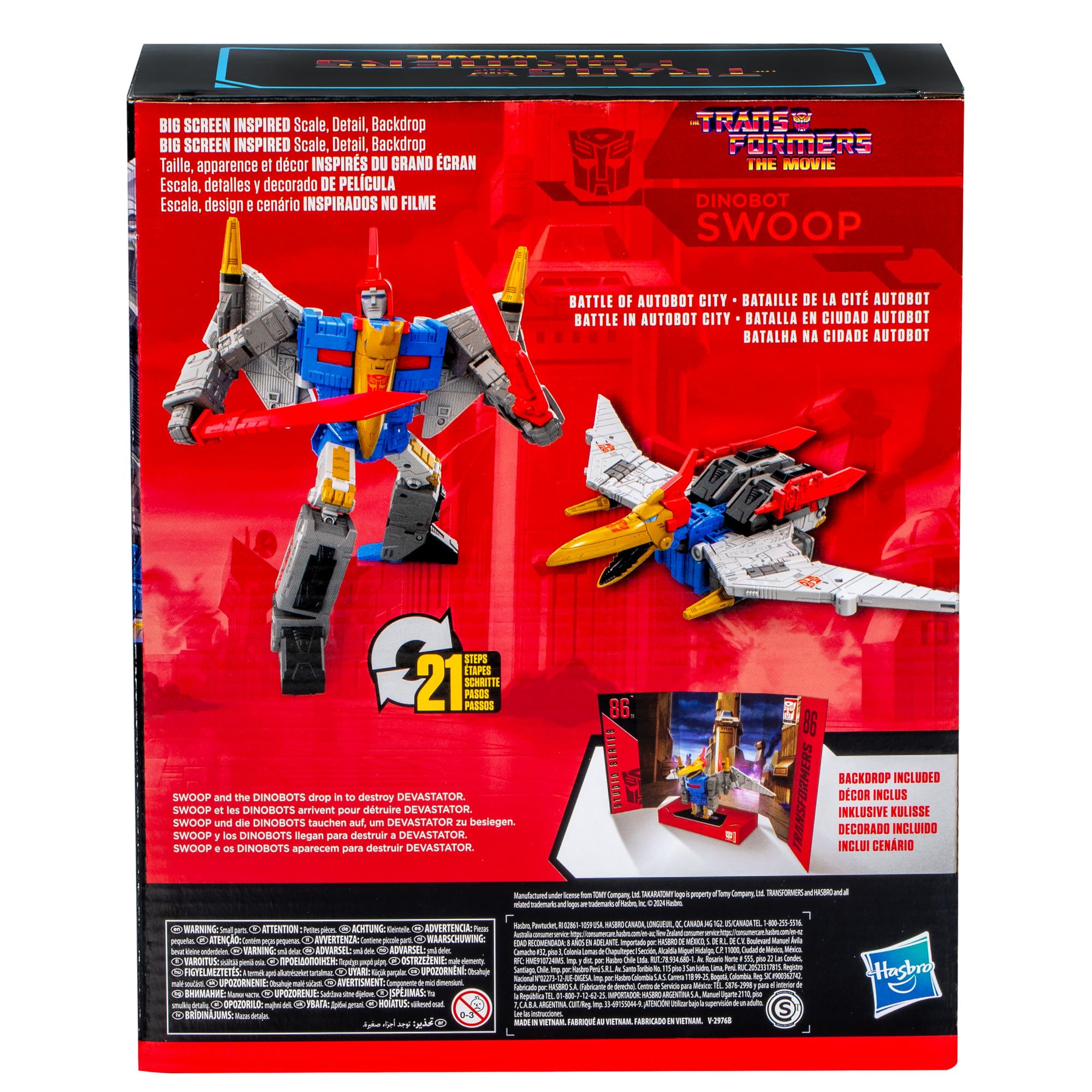 Dinobot Swoop highly articulated joints for action poses