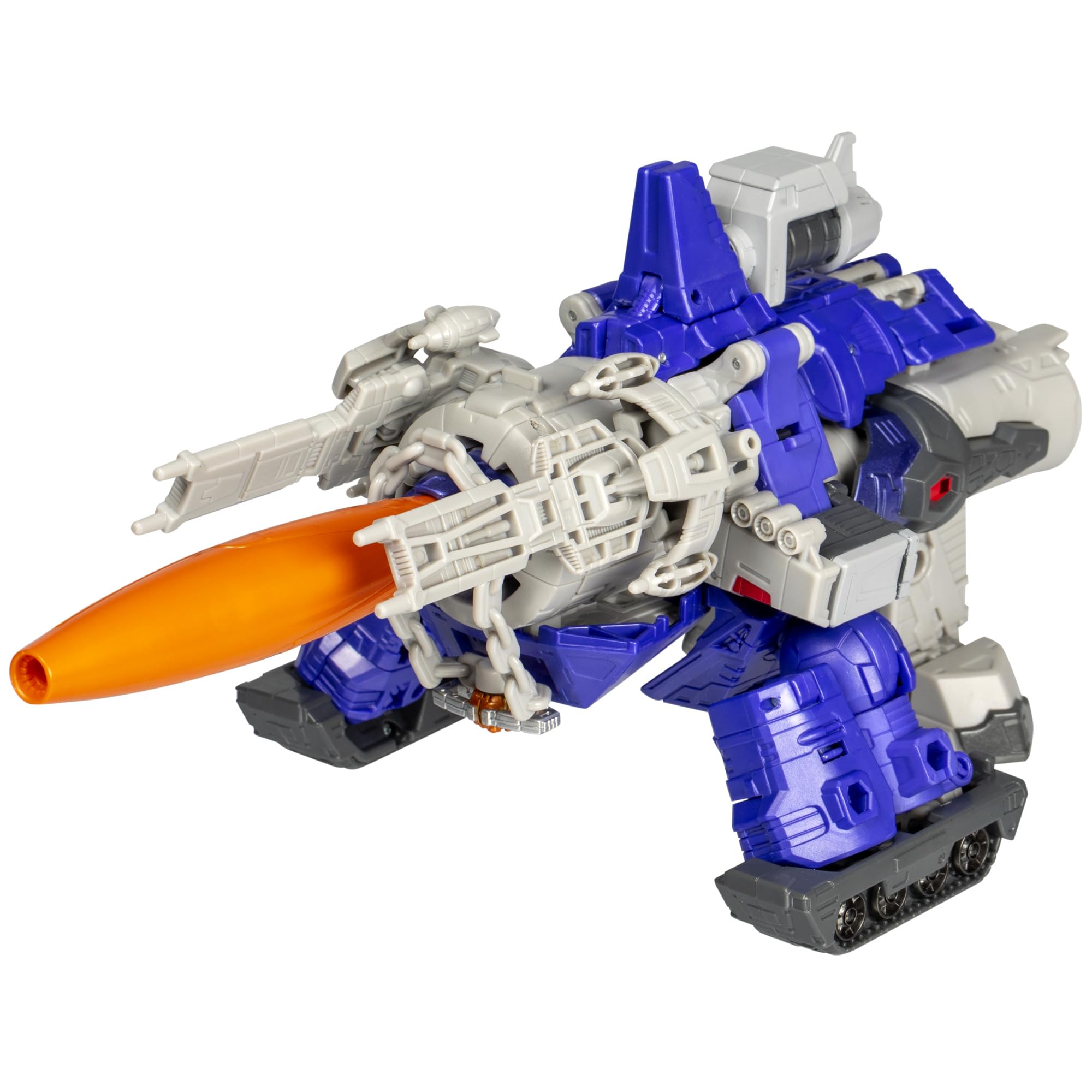 Galvatron in galactic cannon mode with action-ready silhouette for posing
