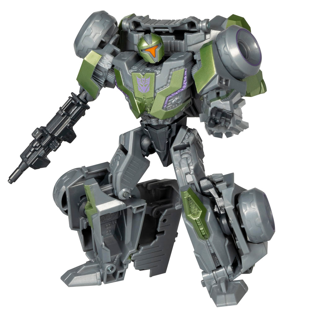 Transformers Studio Series Gamer Edition Decepticon Soldier robot mode, ideal for dynamic poseable display.