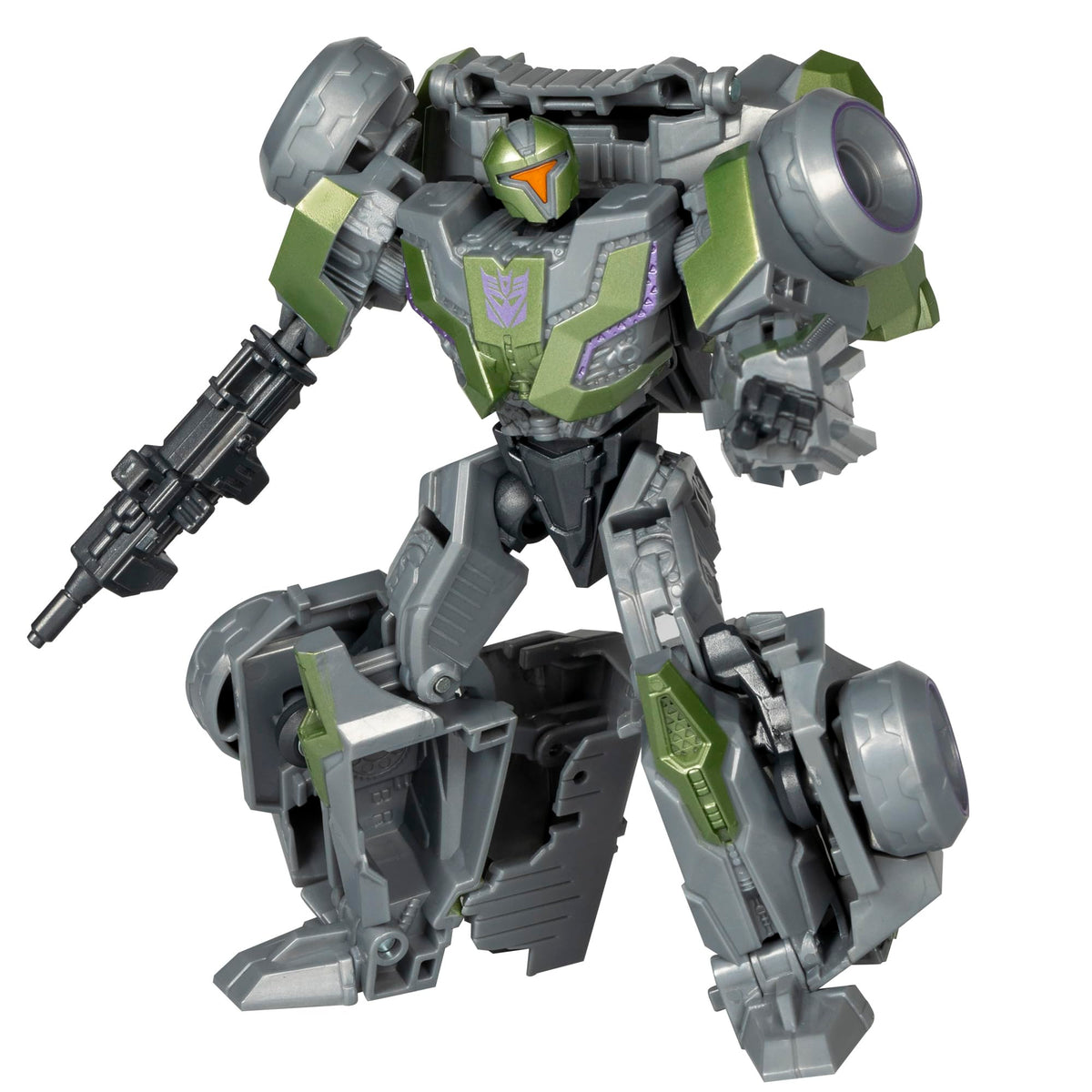 Transformers Studio Series Gamer Edition Decepticon Soldier robot mode, ideal for dynamic poseable display.