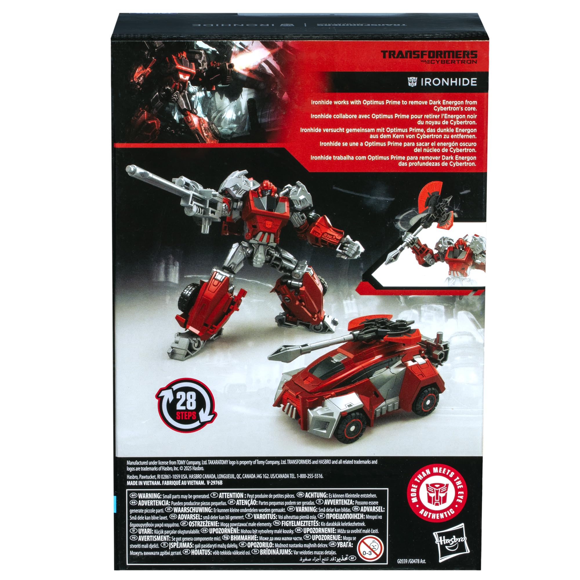 Articulated Ironhide enables dynamic poses for display and storytelling