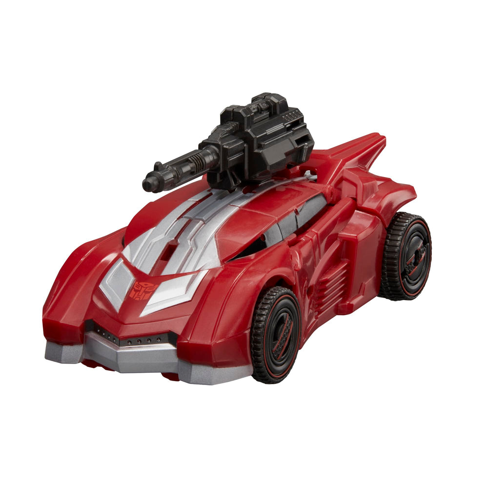 Transformers Studio Series Gamer Edition Sideswipe blaster accessory enhances play options.