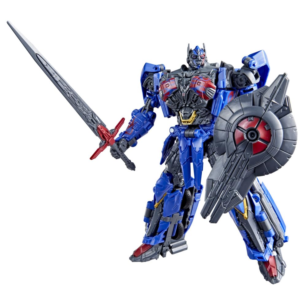 Transformers Studio Series Nemesis Prime robot mode with movie-inspired deco for display and imaginative play.