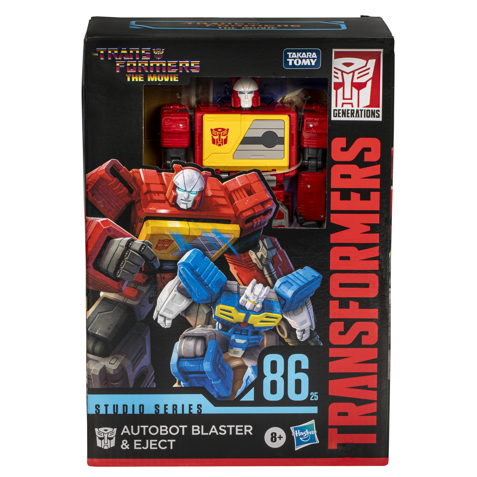 Transformers Studio Series removable backdrop enhances display scene.