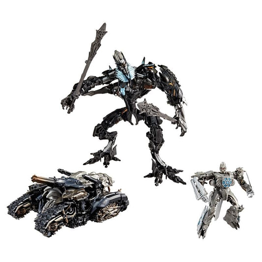 Transformers Studio Series Megatron voyager-class figure in robot mode, ready for dynamic battles and collection.