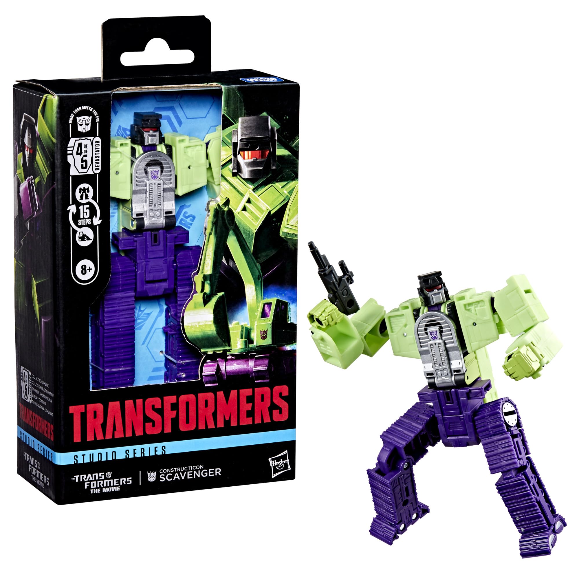 Transformers Studio Series Scavenger with articulated joints for action poses.
