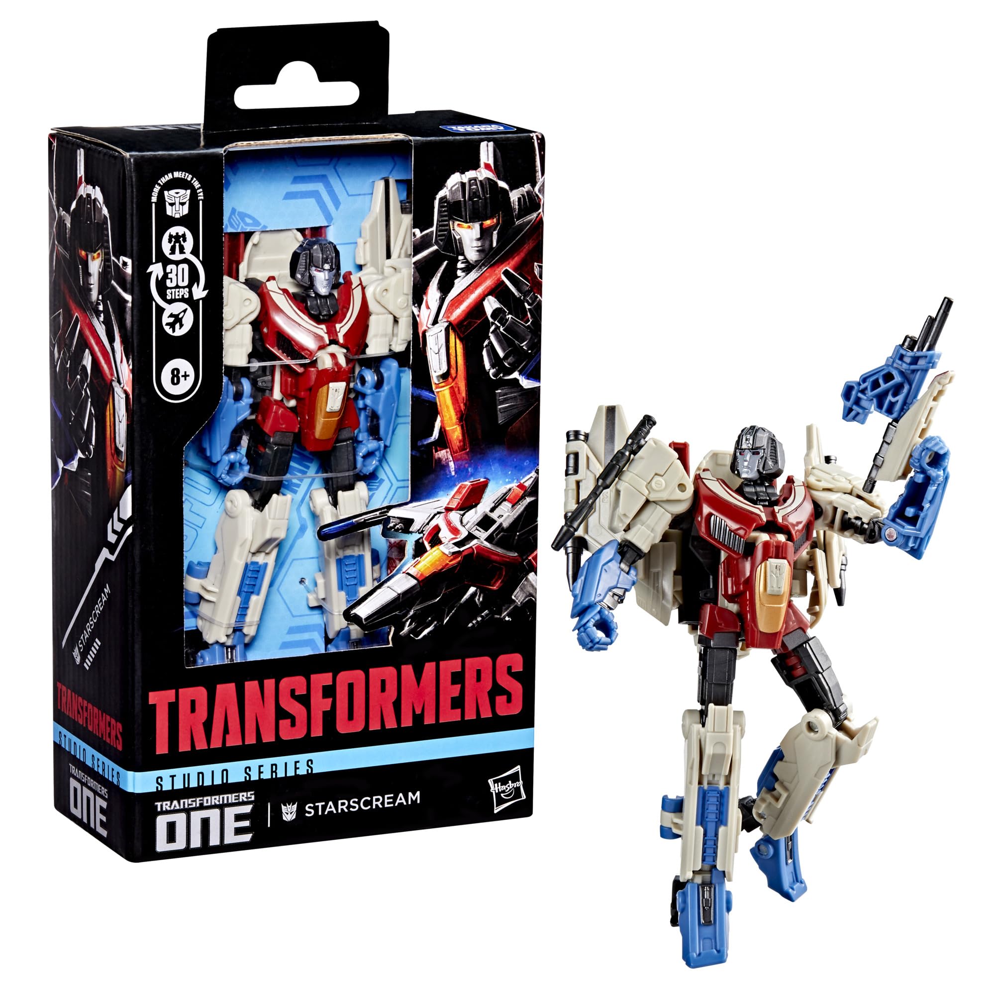 Starscream articulation enabling dramatic posing for action scenes