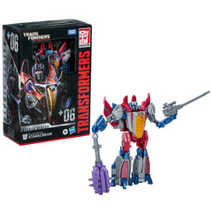 Transformers Studio Series Starscream robot-to-jet conversion in 27 steps for dynamic play