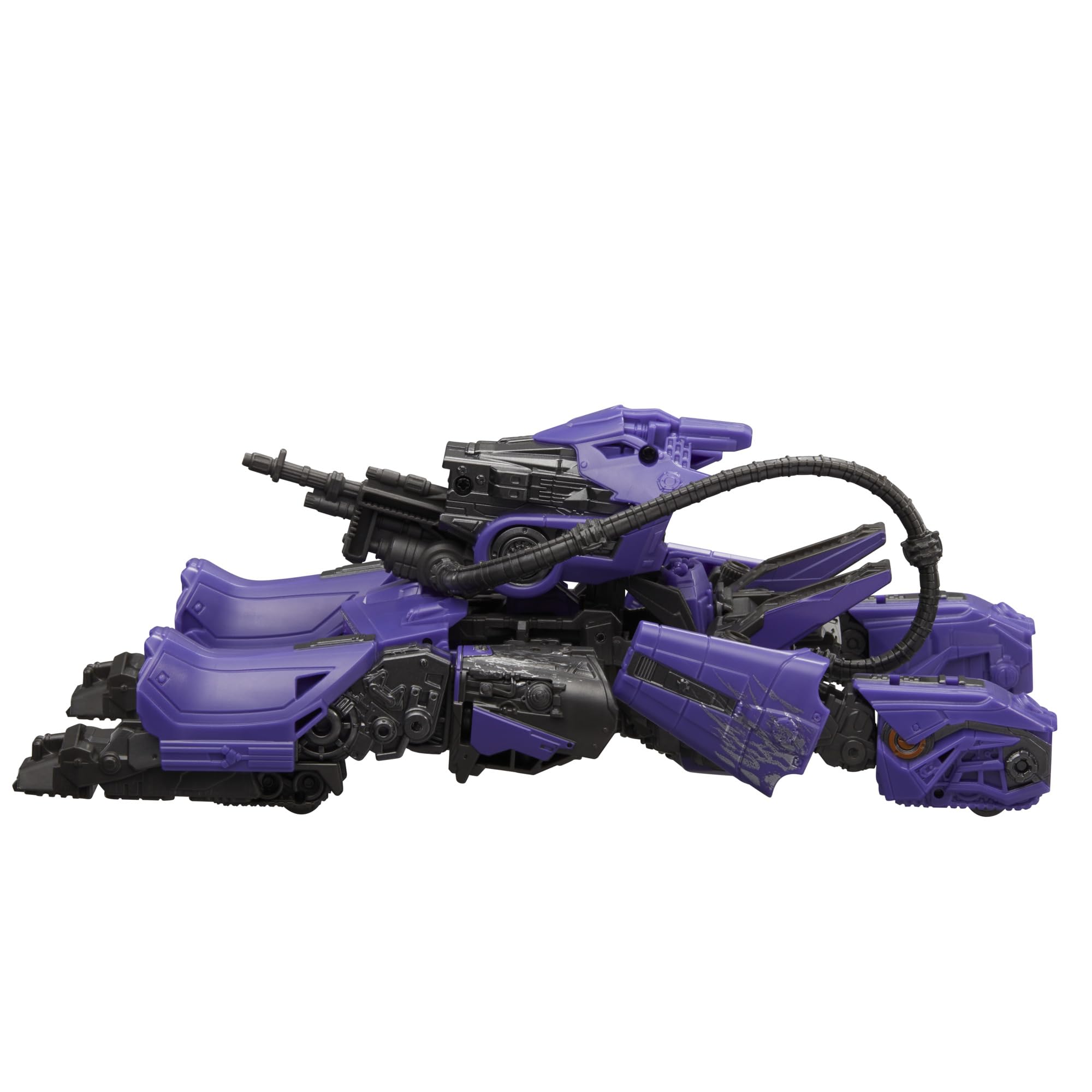 Transformers Studio Series Voyager 110 Shockwave fully articulated for dynamic poses.