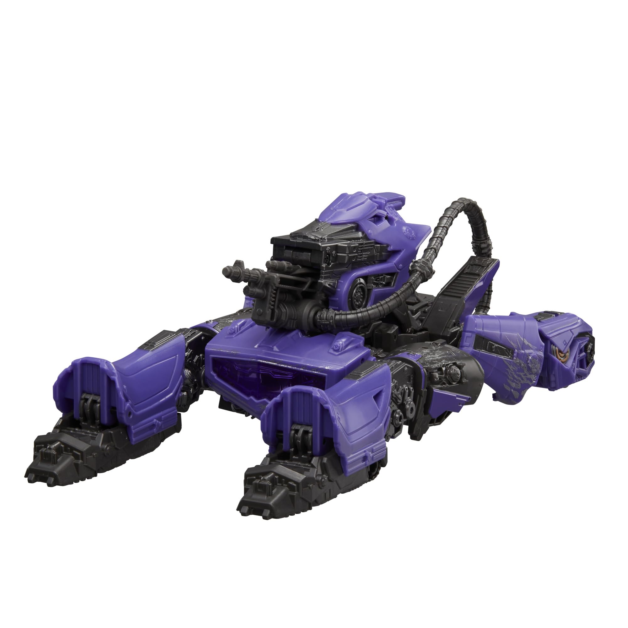 Transformers Studio Series Voyager 110 Shockwave Cybertronian tank mode in action-ready configuration.