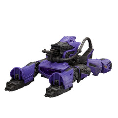 Transformers Studio Series Voyager 110 Shockwave Cybertronian tank mode in action-ready configuration.