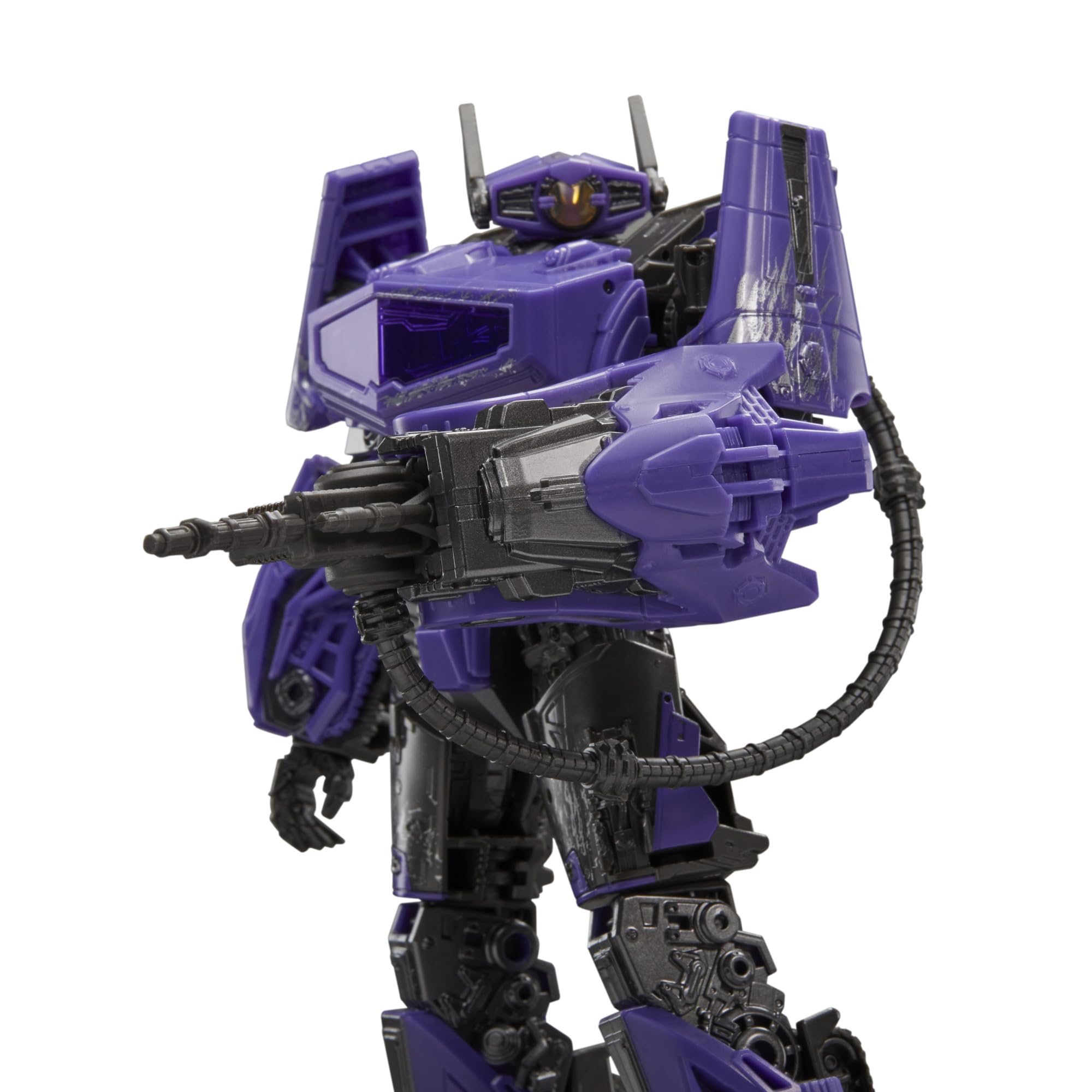 Transformers Studio Series Voyager 110 Shockwave dual cannon accessory for versatile setups.